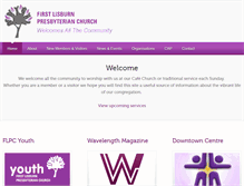 Tablet Screenshot of firstlisburn.org